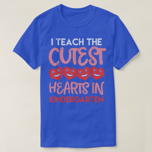 T-shirt Enseigner Les Coeurs Les Plus Cuturs Maternelle En (Design devant)