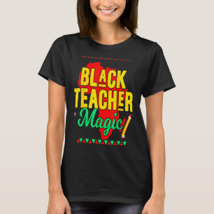 T-shirt Enseigner l'histoire des Noirs Mois Enfants Noir E