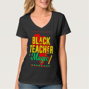 T-shirt Enseigner l'histoire des Noirs Mois Enfants Noir E