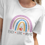 T-shirt Enseigner l'inspiration d'amour, enseignant