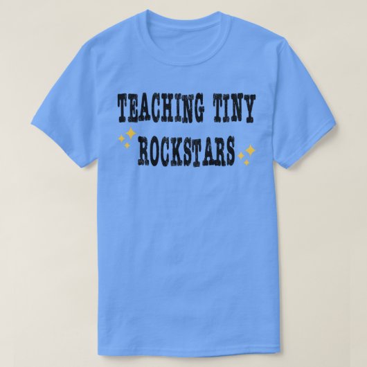 T-shirt Enseigner Tiny Rockstars Professeur de Musique (Design devant)