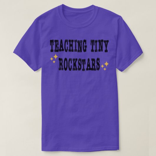 T-shirt Enseigner Tiny Rockstars Professeur de Musique (Design devant)
