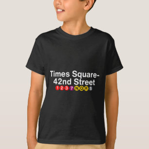 T-shirt Enseignes de la station de métro de Times Square N