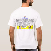 T-shirt Enseignez heureux (Dos)