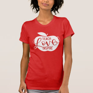 T-shirt Enseignez l'amour inspirent