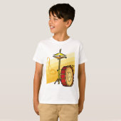 T-shirt Ensemble à tambour (Devant entier)