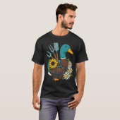 T-shirt Ensemble cadeau d'outils de grillade Duck (Devant entier)