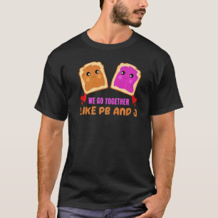 T-shirt Ensemble Comme Pb & J Peanut Beurre Jelly Gras ali