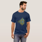 T-shirt Ensemble complet mandelbrot sphère apollonienne em (Devant entier)