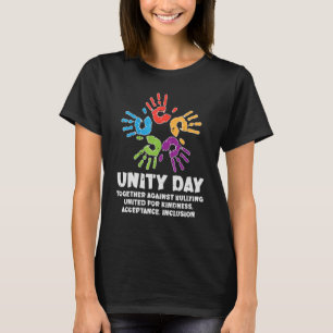 T-shirt Ensemble contre l'intimidation Orange Anti-intimid