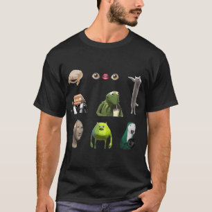 T-shirt ensemble d'autocollants de meme