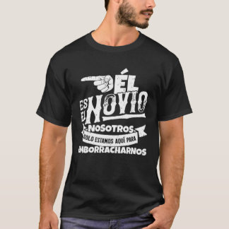 T-shirt Ensemble de 3 enterrement de vie de garçon espagno