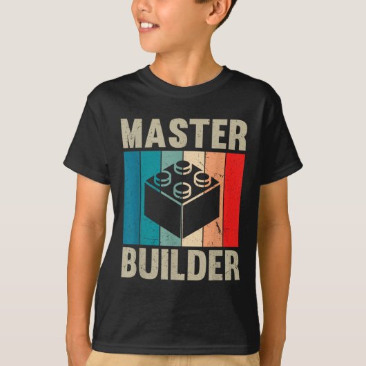 T-shirt Ensemble de blocs de construction Master Builder R (Devant)