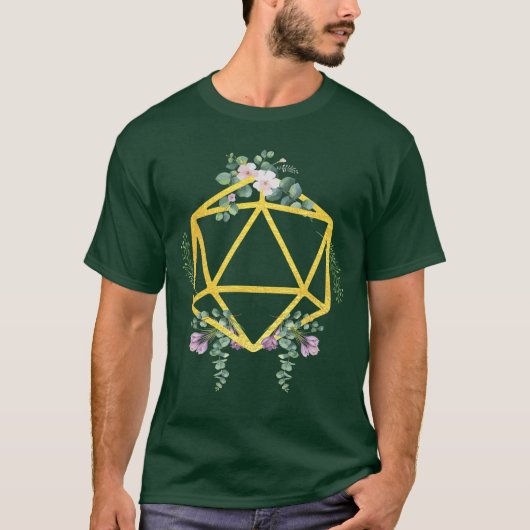 T-shirt Ensemble de dés de jeu polyédriques pour jeu de so (Devant)