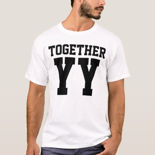 T-shirt Ensemble depuis l'anniversaire du Mariage (ENSEMBL (Devant)