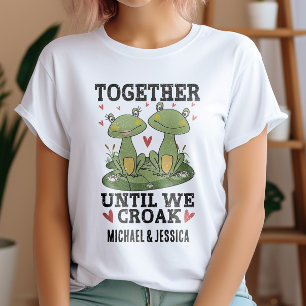 T-shirt Ensemble jusqu'à ce que nous croak Retro Frog Coup