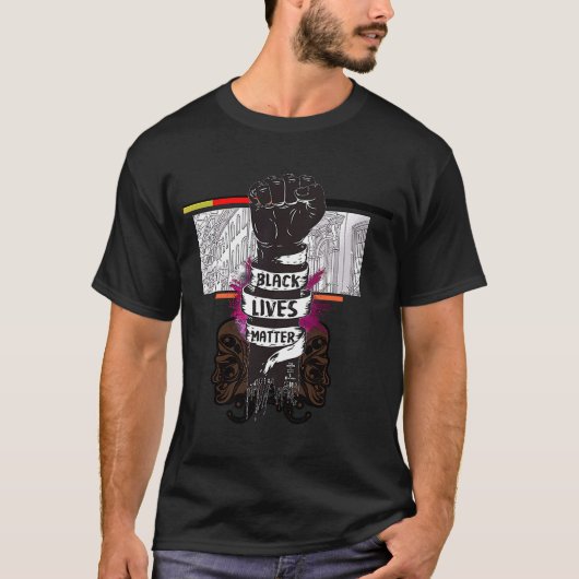 T-shirt Ensemble, nous élevons Black Lives Matte (Devant)