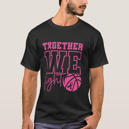 T-shirt Ensemble, Nous Luttons Contre Le Basket-Basket Le (Devant)