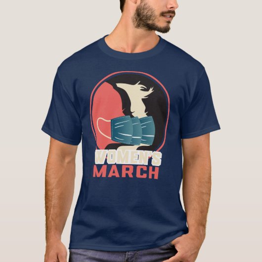 T-shirt Ensemble, nous mars : Les droits des femmes (Devant)