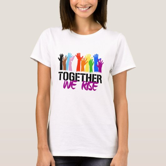 T-shirt Ensemble nous nous élevons (Devant)