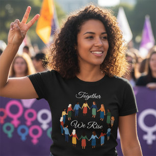 T-shirt Ensemble nous nous élevons Journée internationale 