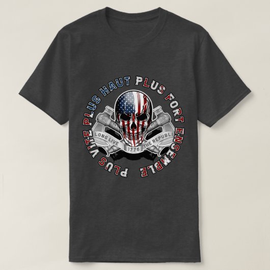 T-shirt Ensemble plus fort et plus rapide (Design devant)