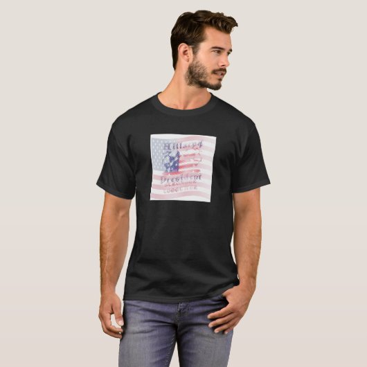 T-shirt Ensemble plus forts USA Hillary 4 Présidente Améri (Devant entier)