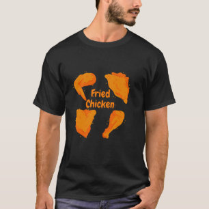 T-shirt Ensemble Poulet Frit Cuisse Patte Aile Amusant Amo