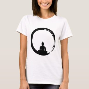 T-shirt Enso, Zen, Cercle, Bouddha Méditation Japon Callig