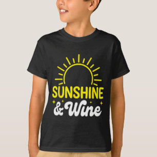 T-shirt Ensoleillement et vin été en plein air