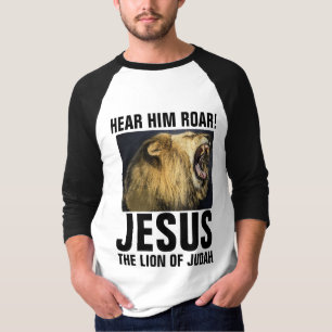 T-shirt ENTENDEZ-LE ROAR ! JÉSUS, LION DE JUDAH Christian