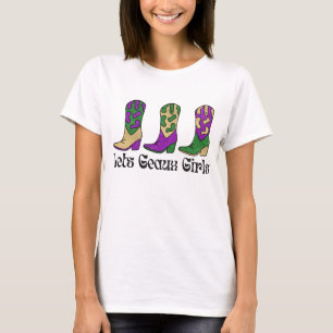 T-shirt Enterrées de Vie de Jeune Fille Lets Geaux Girls