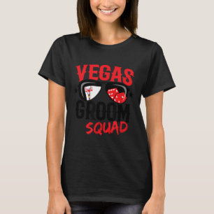 T-shirt Enterrement de vie de garçon à Vegas - Marié à Veg
