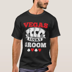 T-shirt Enterrement de vie de garçon à Vegas Marié à Vegas