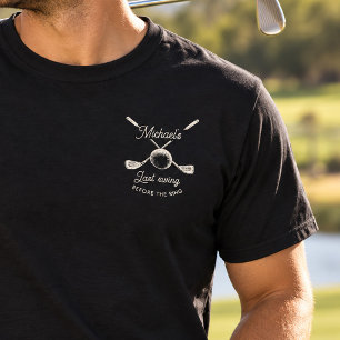 T-shirt Enterrement de vie de garçon de golf amusant Derni