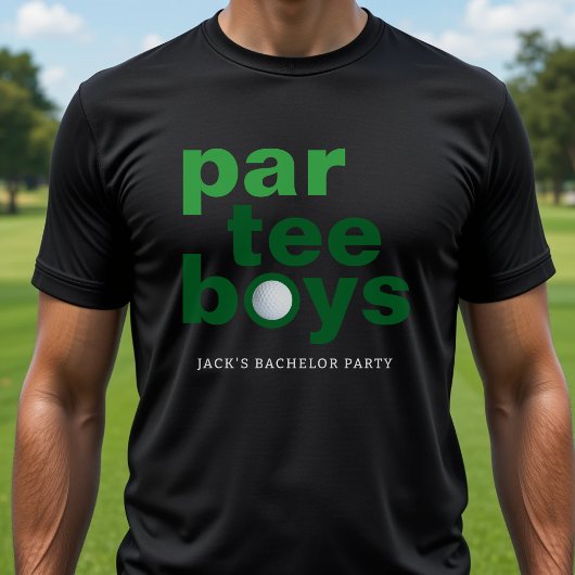 T-shirt Enterrement de vie de garçon de golf Par Tee Boys