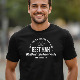 T-shirt Enterrement de vie de garçon drôle dernière balanç