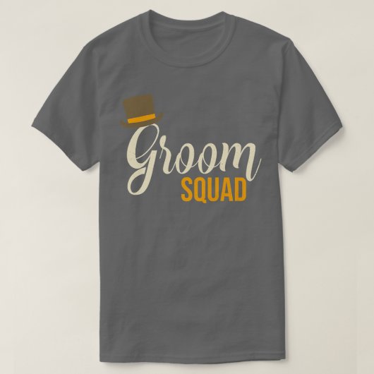 T-shirt Enterrement de vie de garçon drôle Équipe du marié (Design devant)