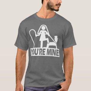 T-shirt Enterrement de vie de garçon drôle Vous êtes à moi
