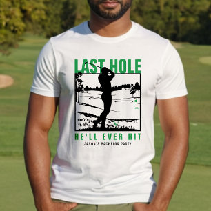 T-shirt Enterrement de vie de garçon Golf Drôle Dernier tr