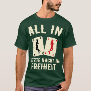 T-shirt Enterrement de vie de garçon Jga Men Men Marié Bac