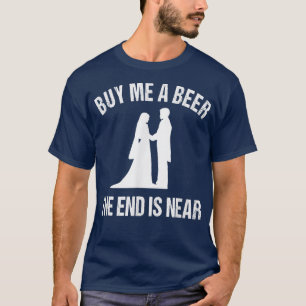 T-shirt Enterrement de vie de garçon, le marié, achète‑moi