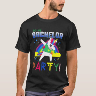 T-shirt Enterrement de vie de garçon Licorne C'est ma soir