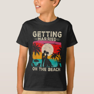 T-shirt Enterrement de vie de garçon Mariage sur la plage