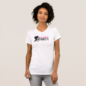 T-SHIRT ENTERREMENT DE VIE DE JEUNE FILLE (Devant entier)