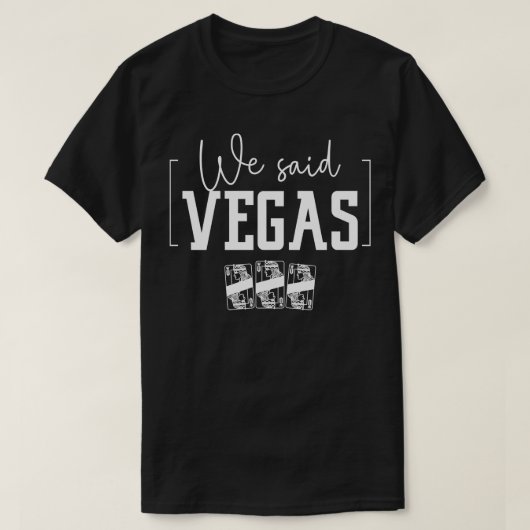 T-shirt Enterrement de vie de jeune fille à Las Vegas Bach (Design devant)