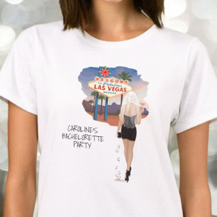 T-shirt Enterrement de Vie de Jeune Fille à Las Vegas Mari