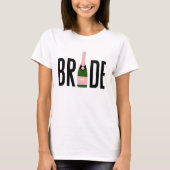 T-shirt Enterrement de vie de jeune fille Champagne Rose p (Devant)