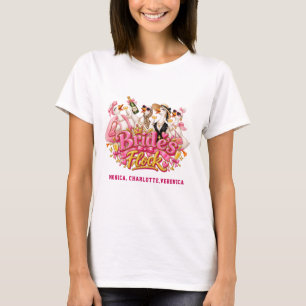 T-shirt Enterrement de vie de jeune fille de la mariée Fol