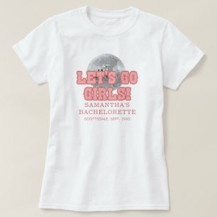 T-shirt Enterrement de vie de jeune fille Disco Rétro Pers